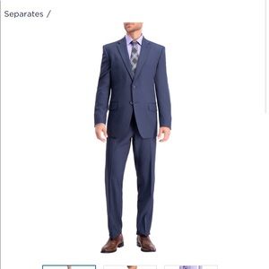 Men’s 42 short haggar travel suit